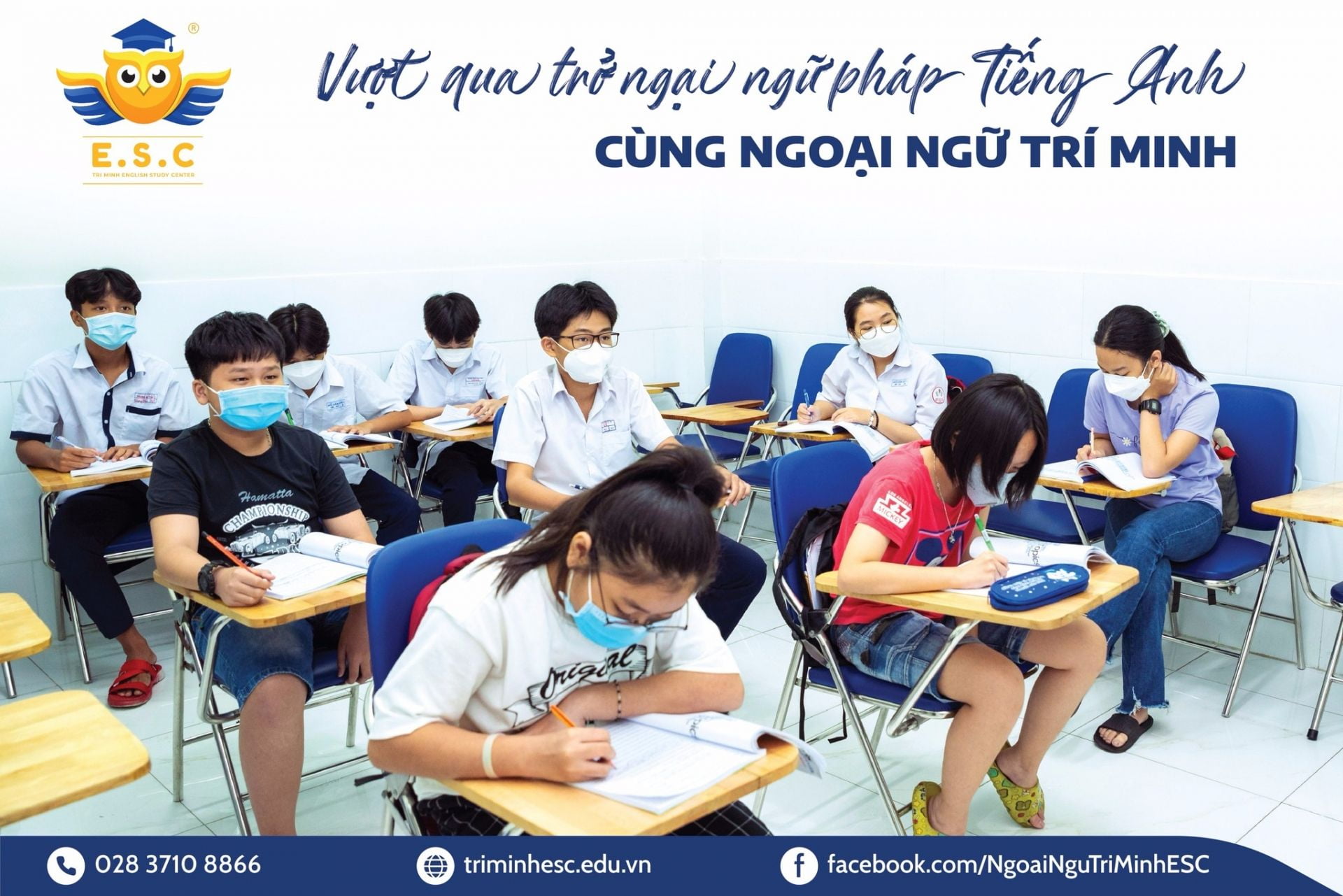 Lớp học tại Ngoại Ngữ Trí Minh ESC